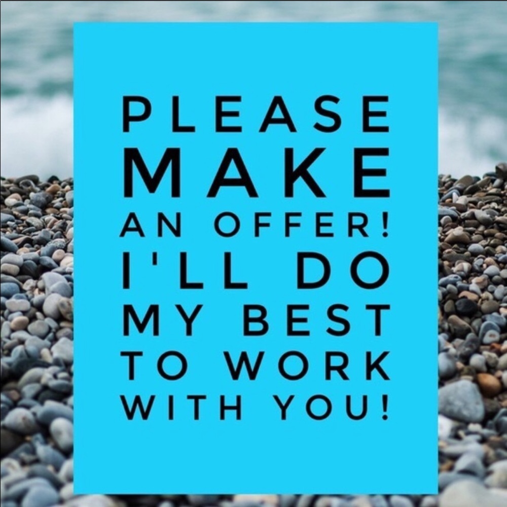 I’m always willing to negotiate!